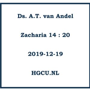 Preken Cd Ds. A.T. van Andel
