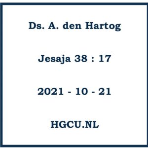 Preken Cd van Ds. A. den Hartog